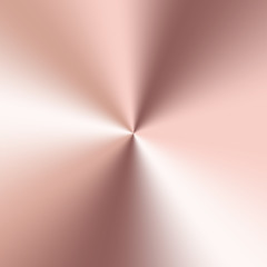 Wall Mural - metallic conical gradient of rose gold with bright highlights