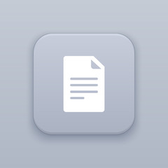 Poster - File, document button, best vector