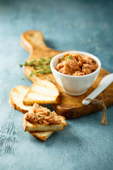 Poster - Salmon pate, or rillettes