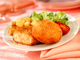 Canvas Print - SALMON FISH CAKES