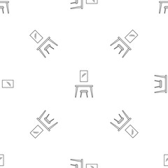 Poster - table mirror pattern seamless vector repeat geometric for any web design