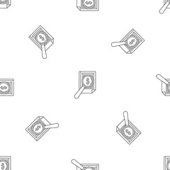 Poster - Payment paper pattern seamless vector repeat geometric for any web design