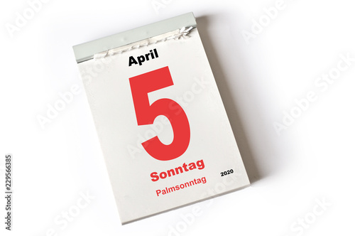 5 April 2020 Palmsonntag Buy This Stock Photo And Explore