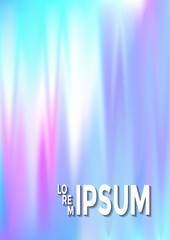 Wall Mural - Hologram texture gradient party poster background.