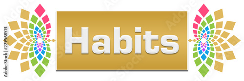 Fotografia Habits Floral Left Right Banner