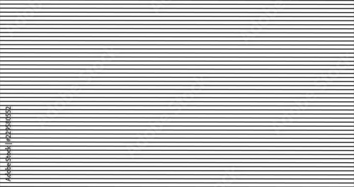 Fotomural black horizontal stripes pattern, seamless texture vector background