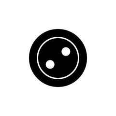 Poster - Button icon. Element of tailor, clothier. Premium quality graphic design icon. Signs and symbols collection icon for websites, web design, mobile app