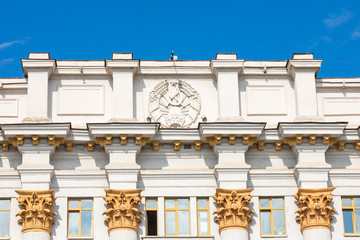 Wall Mural - Traditional architecture in old part of Minsk, Belarus.