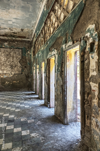 Zdjęcie XXL Opuszczony stary szpital w Rodos, Eleousa