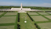 Aerial View Of Douaumont Ossuary France Verdun.