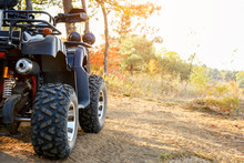 Four Wheeler In The Nature
