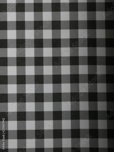 Black And White Gingham Pattern Fabric Background Buy This Stock