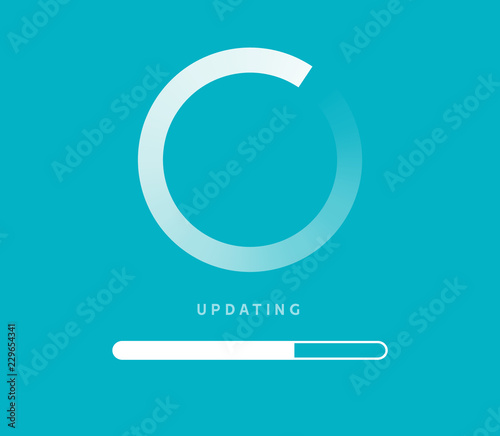 Fotografía System software update or upgrade