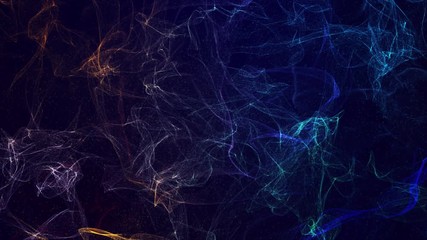 Poster - Plexus abstract background particle geometric lines and dots