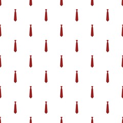 Poster - Red tie pattern seamless repeat background for any web design