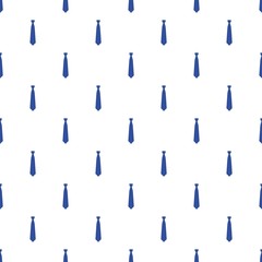 Poster - Blue tie pattern seamless repeat background for any web design