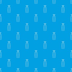 Wall Mural - Shampoo dispenser pattern vector seamless blue repeat for any use