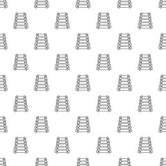 Poster - Xylophone pattern vector seamless repeating for any web design