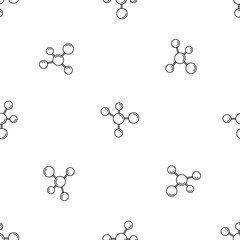 Poster - chemistry molecule pattern seamless vector repeat geometric for any web design