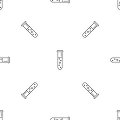 Poster - Test tube pattern seamless vector repeat geometric for any web design