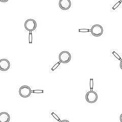 Poster - Magnify glass pattern seamless vector repeat geometric for any web design