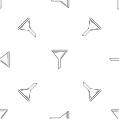 Poster - Chemical filter pattern seamless vector repeat geometric for any web design