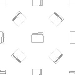 Poster - file folder pattern seamless vector repeat geometric for any web design