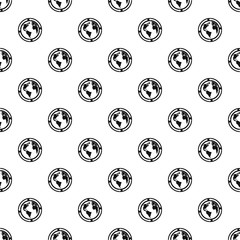 Poster - earth pattern seamless vector repeat geometric for any web design