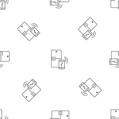 Poster - smart fridge pattern seamless vector repeat geometric for any web design