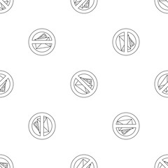 Sticker - No money bribery pattern seamless vector repeat geometric for any web design