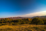 Fototapeta Na ścianę - Colorful autumn landscape. Carpathian mountains, Romania, Europe.