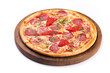 © dimasobko - Spicy tasty pizza with salami and red pepper