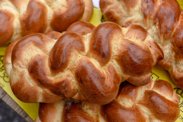 Home made braided bread