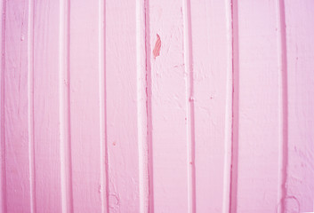  Pink wooden background from painted narrow slats