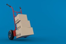 Hand Truck With Packages