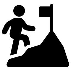 Fototapete - success winner vector icon
