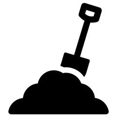Poster - Shovel Vector Icon