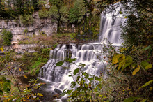 Scenic View Of Chittenango Falls Is Located In Cazenovia, New York, USA - A Beautiful Travel Destination