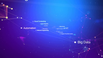Wall Mural - technology data science