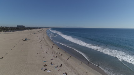 Canvas Print - Beach Aerial