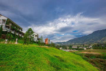 The Blue sky resort Khao Kho - Phetchabun: November 6, 2018, the middle of the valley, visitors to Tambon Khaem Son, Amphoe Khao Kho, Thailand