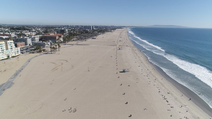 Canvas Print - Santa Monica Beach