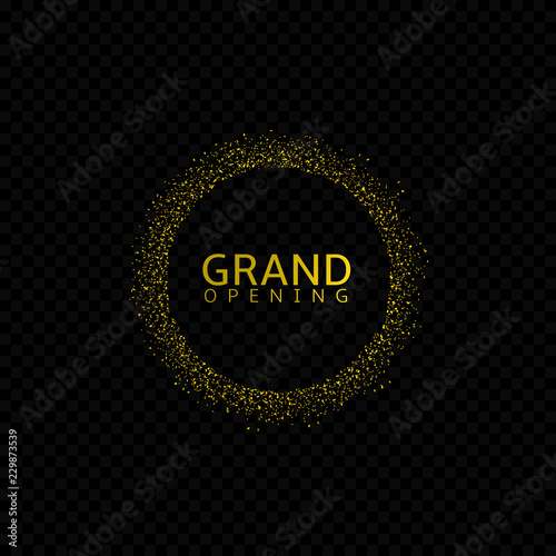 Fotografía  Grand opening illustration