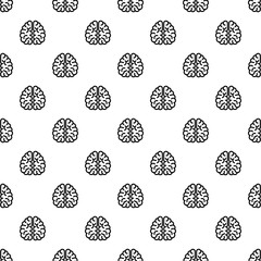 Poster - Genius brain pattern seamless repeat background for any web design
