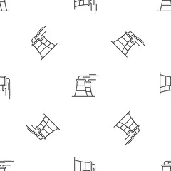 Poster - power plant pattern seamless vector repeat geometric for any web design