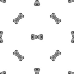 Poster - Elegant bow tie pattern seamless vector repeat geometric for any web design