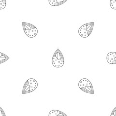 Poster - Crack almond pattern seamless vector repeat geometric for any web design