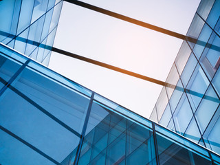Aufkleber - Architecture detail Glass Facade Modern Building Abstract Background