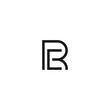 letter re logo template