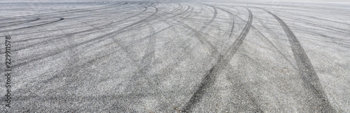 Fotomural Car track asphalt pavement background at the circuit